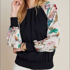 ANTHRO | NWT Tiny Dawn Smocked Top